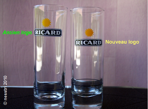 RICARD : verre tube long drink logo solarisé 34 cl. - RICARD : le blog de  nesstri