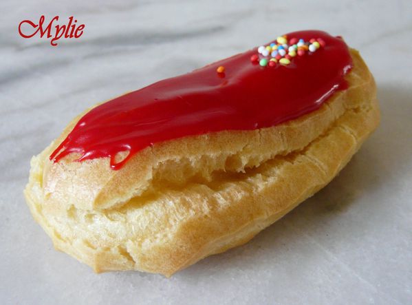 éclair à la groseille 1