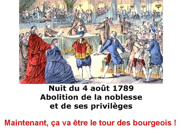 Maintenant, les bourgeois
