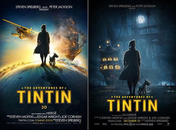 Tintin film affiches