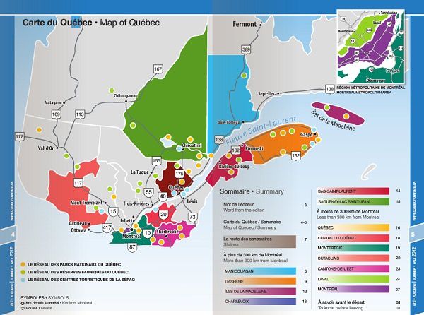 regions touristiques