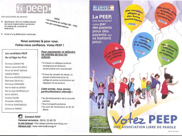 peep - élections 2012