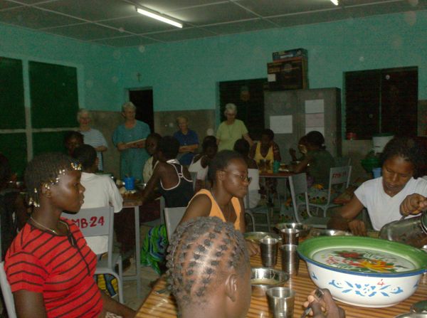 Souper et visite de conseil générale + SOMDA Nadege en ro