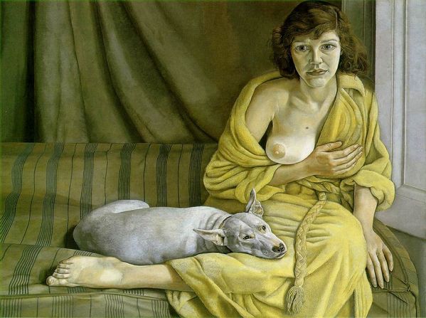 freud girl with white dog1