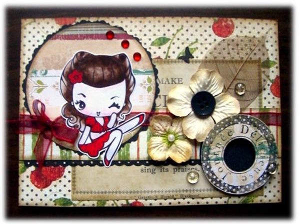 Scrap Inès - Carte Anniversaire 2