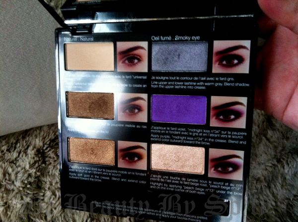 Le maquillage par couleur : le bleu : La palette de fards à paupières Sephora