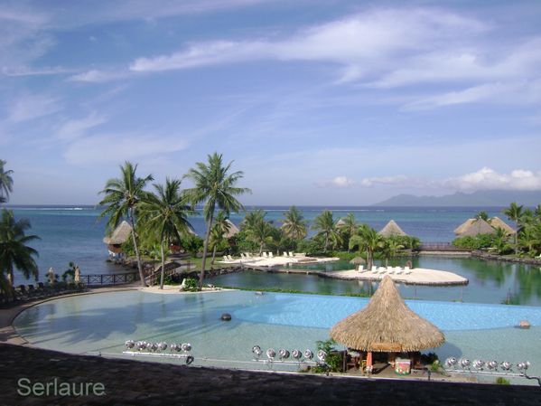 intercontinental vue sur Moorea jour