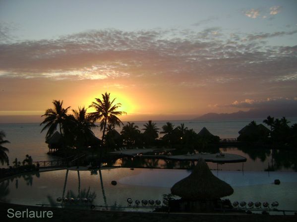 intercontinental vue sur Moorea