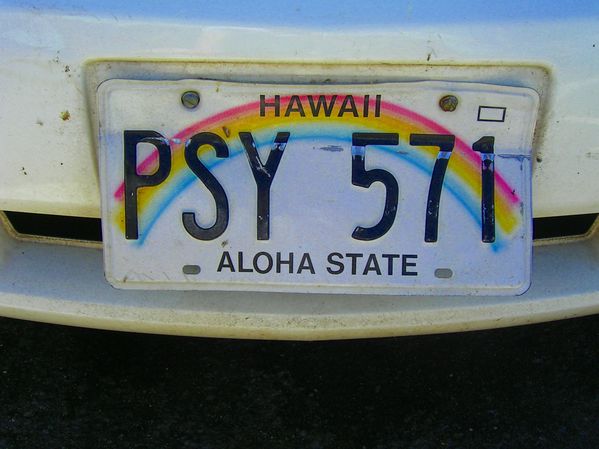 Immatriculation Hawaii