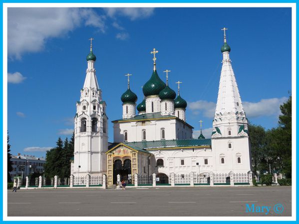 Eglise Saint Elie le prophète à Iaroslav Russie