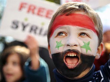siria niño grita