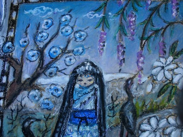 croquis sultane bleue GP retravaillee