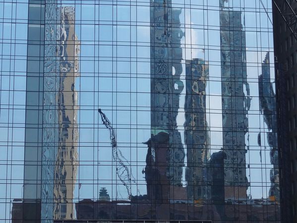 Chicago reflets gratte-ciel