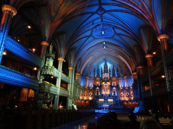 Montréal basilique Notre-Dame spectacle 3