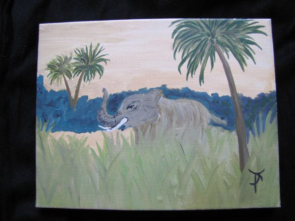 tableau elephant