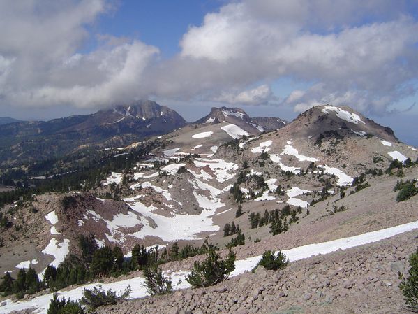 restes du Tehama - Brokeof Mt, Driller Mt, Eagle peak