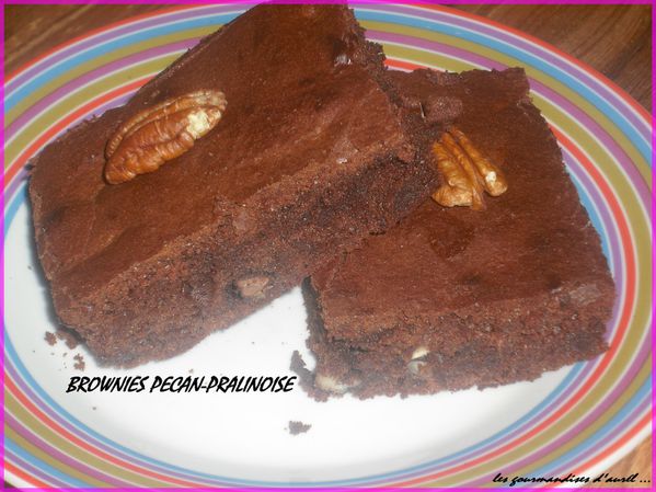 brownies pecan-pralinoise