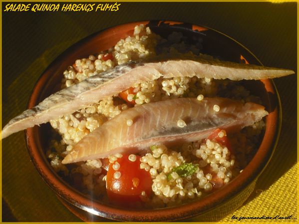 salade quinoa harengs fumé
