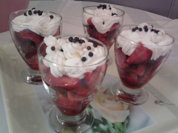coupe chantilly fraises