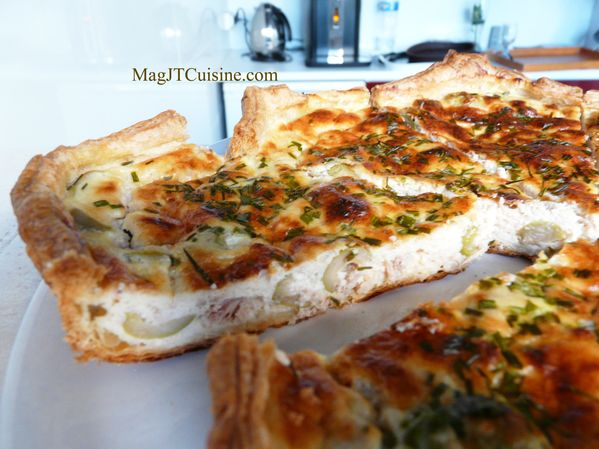 quiche thon, olive, chèvre et ciboulette2