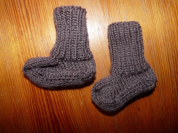 chaussons marron