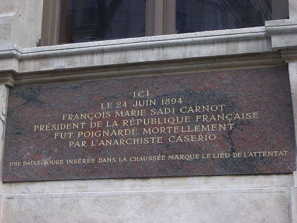 24 Juin 1894 Sadi Carnot