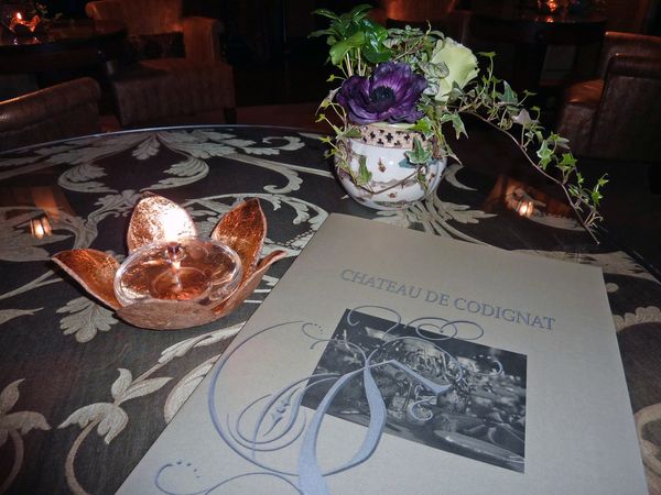 La carte sur une table