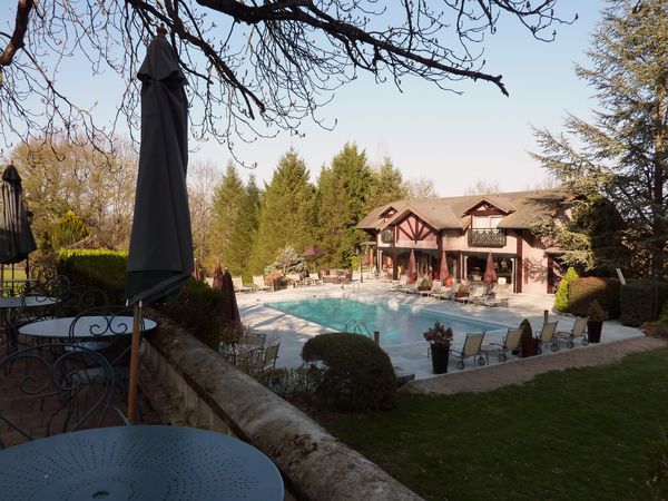 Vue sur la piscine