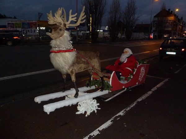 traineau du pere noel