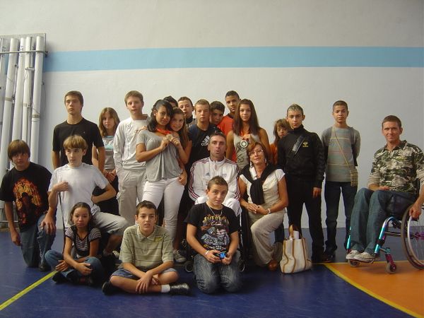 Rencontre avec le collège Villeneuve de Fréjus. photo