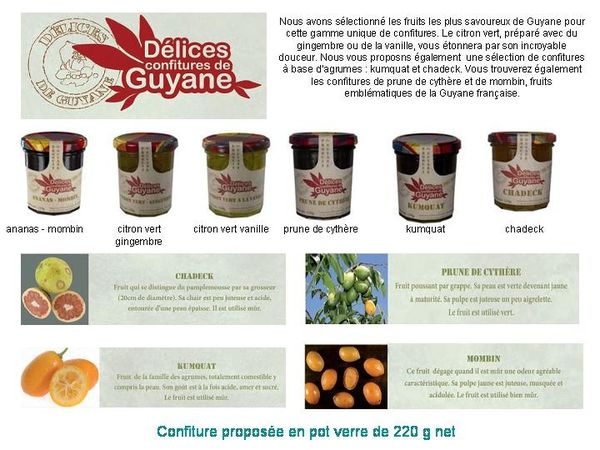 confitures de guyane