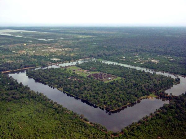 Angkor Wat - Vue aérienne