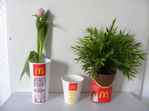 recycler les emballage McDo