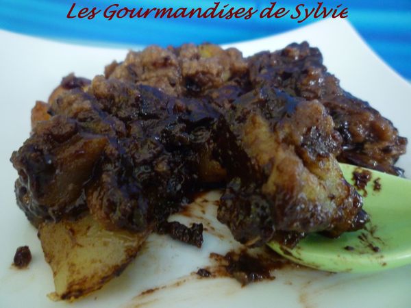 Crumble de fruits au Chocolat 1
