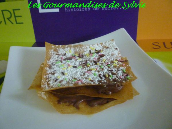 Millefeuille Express au Nutella 1