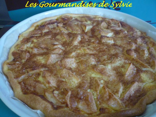 Tarte Normande aux Pommes Fondantes et Calvados 1