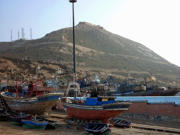 Agadir port + kasba