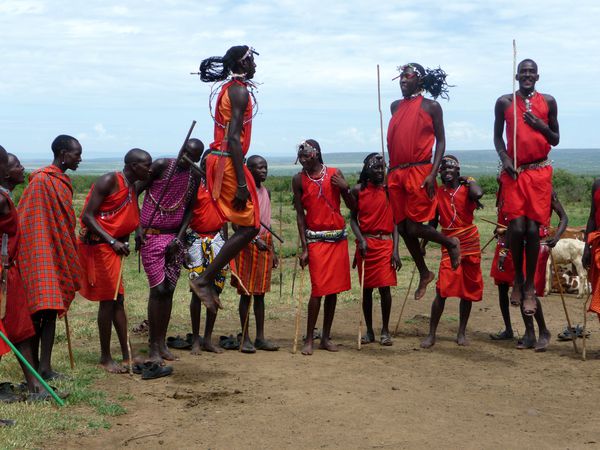 Masaï sautent