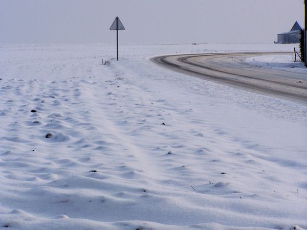 Route enneigée