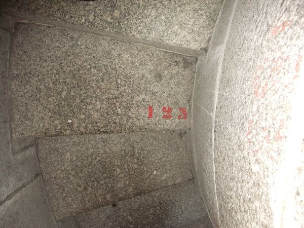 Phare de Gatteville marches