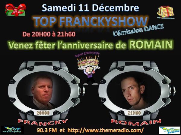 flyer top franckyshow anni romain 11 12 10