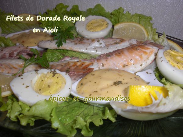 filet de daurade royale en aïoli CIMG4839 (2)