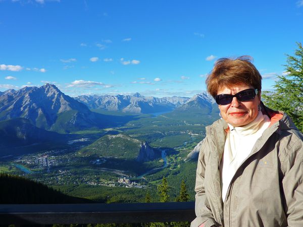 Jour 16 Banff vue du Mont Sulphur Martine