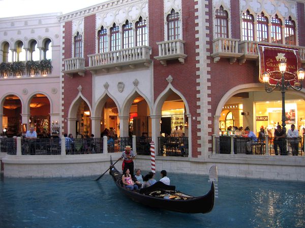 Las Vegas Le Venetian gondole