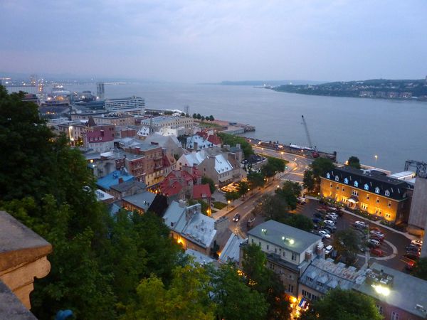 Québec Quartier Petit Champlain nuit