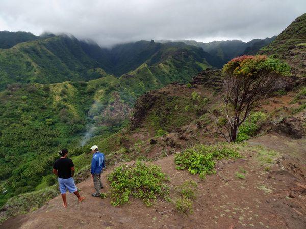 Marquises Hiva Oa 6 paysage brume Humu et Norbert