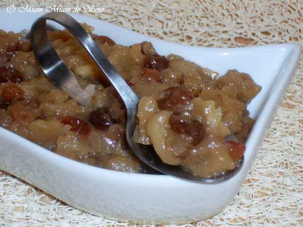chutney de pommes
