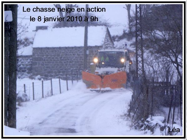 Chasse neige 9h