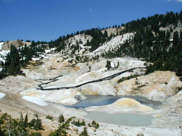 Lassen Peak hydroth.area - Bumpass hell