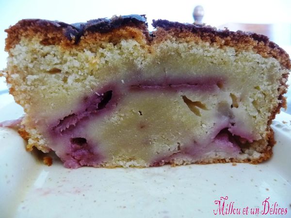 cake à la fraise et aux poires 3